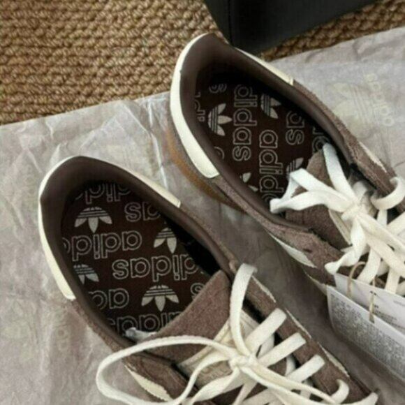 NWT Women's Adidas Handball Spezial Shoes Brown White - Picture 5 of 6